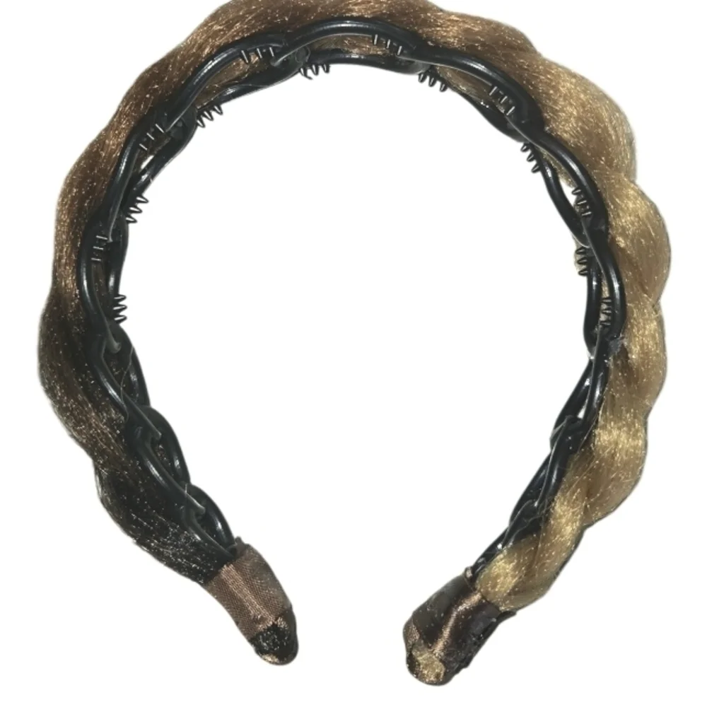 4/$15 Easy Weekend Hairstyles Boho Braids Braided Tan and Brown Headband